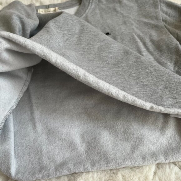 "Boy Bye" Gray Cropped Crewneck - Picture 2 of 4